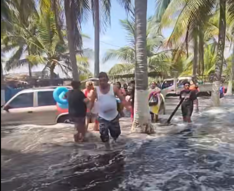 Marejada alta continuará hasta el 30 de abril. 1 dfasf