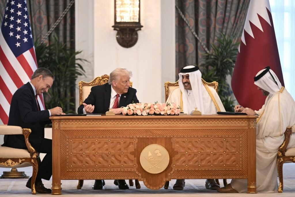 AFP 20250514 46NK6PK v1 Preview QatarUsDiplomacy