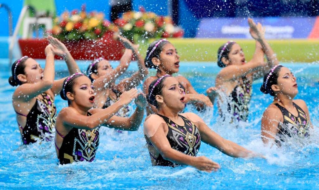 Equipo de ESA de Natacion Artistica en Juegos Centroamericanos Guatemala 2025 19102025 32 1024x610 1