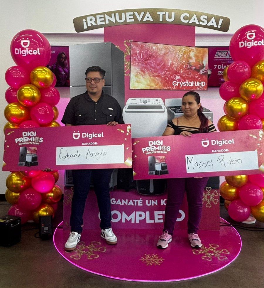 Digicel celebra el regreso a clases con DigiPremios, 100 kits escolares y acceso a ChatGPT. 2 Ganadores Digipremios renueva tu casa
