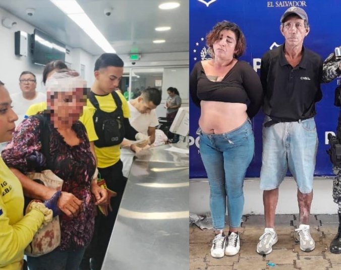 Capturan a dos sujetos por violento asalto a mujer en el centro de San Salvador 1 asfsd
