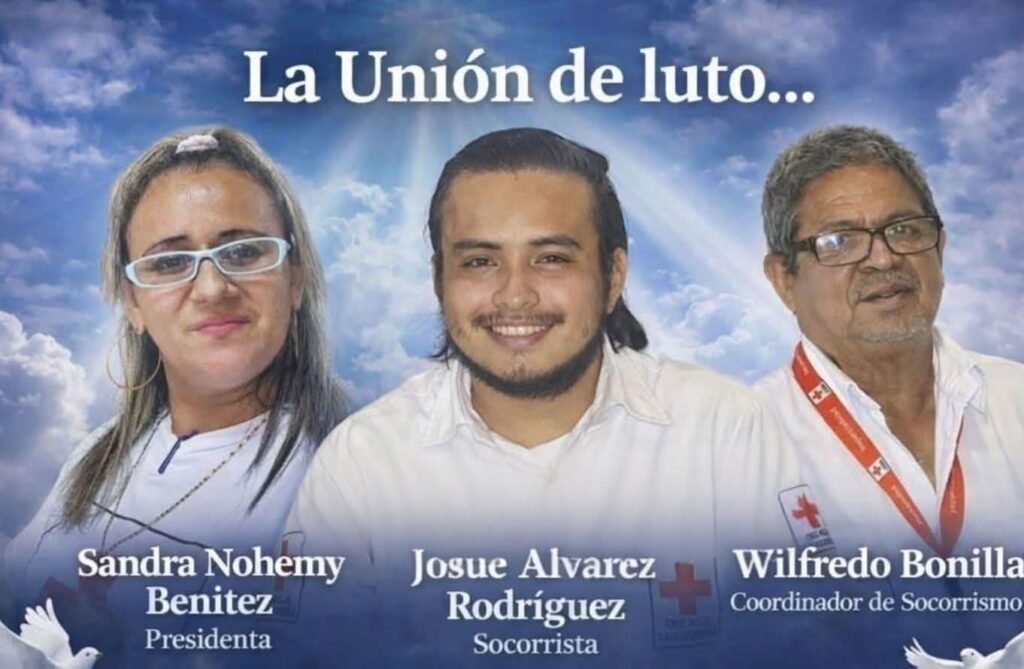 Tragedia en carretera del Litoral deja cinco fallecidos voluntarios de la Cruz Roja Salvadoreña, seccional La Unión 7 653922438 1409602134534454 7910281319474293197 n
