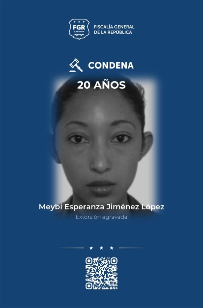 Condenada a 20 años de prisión integrante de la MS por extorsión en La Unión 1 dfafasdf