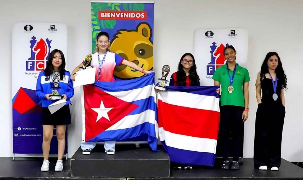 Marielos Vásquez se corona subcampeona de ajedrez en el Centroamericano y del Caribe U20 5 dfafsd