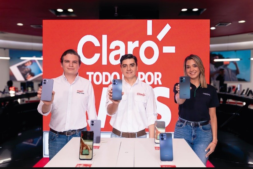 La resistencia y durabilidad de la Serie A6 de OPPO llega a El Salvador de la mano de Claro 1 FOTO OPPO