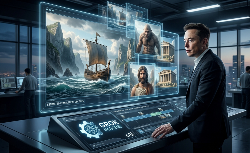 Elon Musk promete una película de La Odisea hecha con inteligencia artificial para finales de año 1 Gemini Generated Image no8nejno8nejno8n