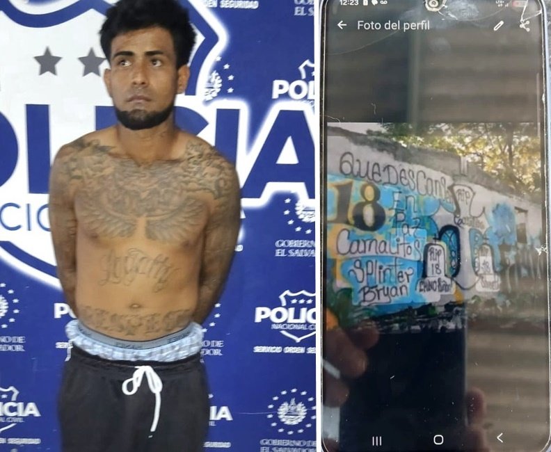 La PNC captura a presunto pandillero de la 18 Sureños expulsado desde Honduras 2 cats 76