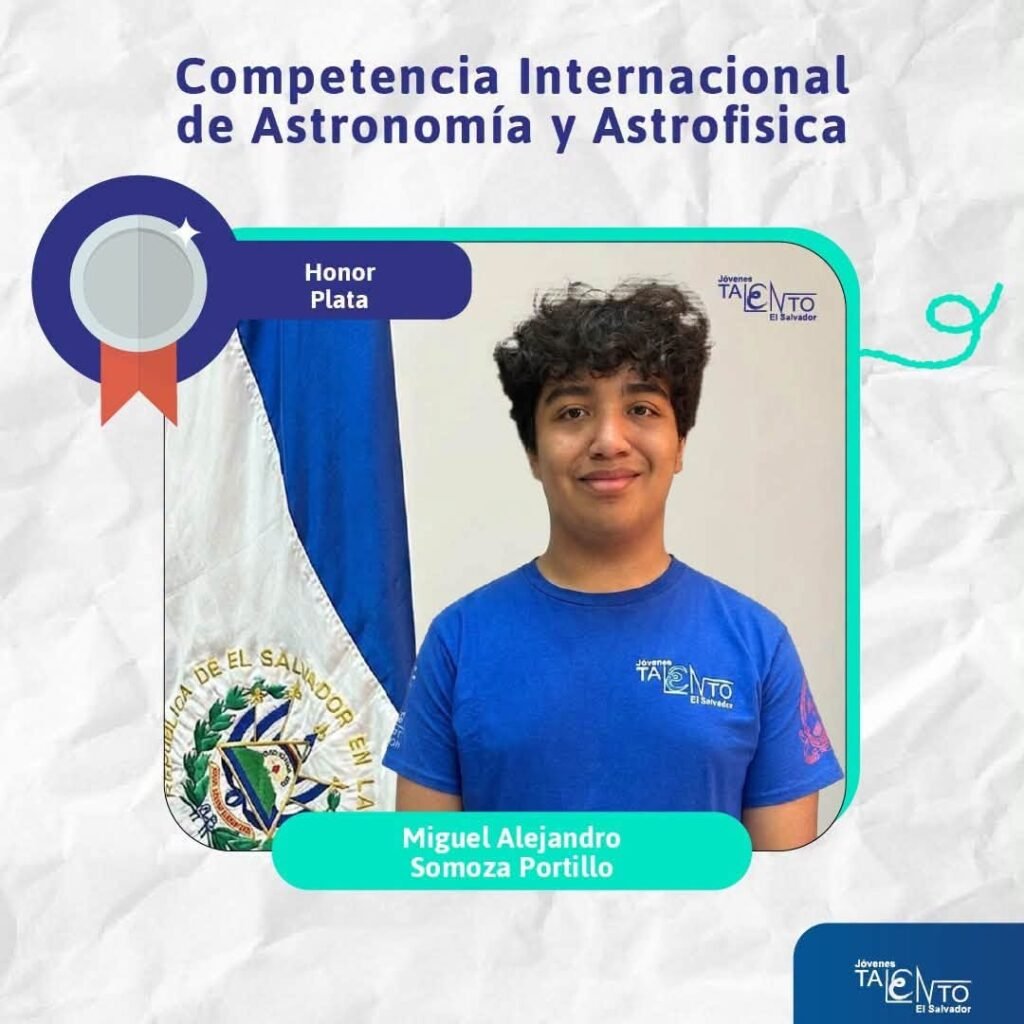 Estudiantes salvadoreños brillan en la Competencia Internacional de Astronomía y Astrofísica 4 dfasdf