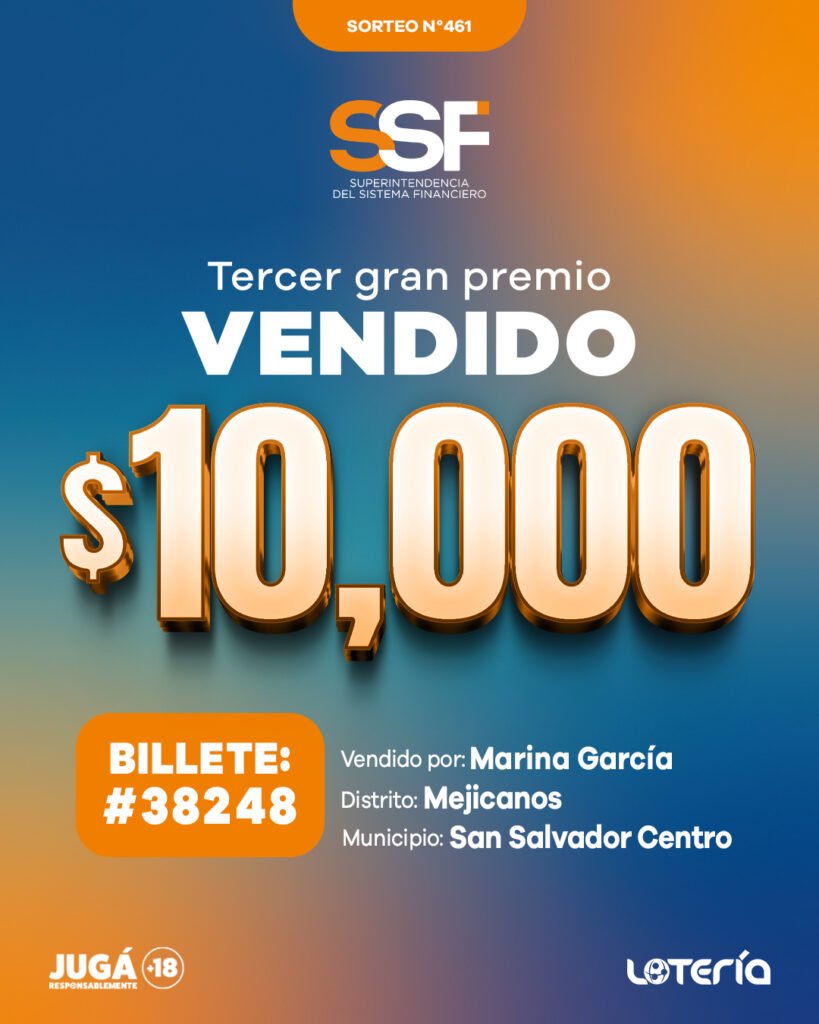 Lotería Nacional de Beneficencia dedica el Sorteo LOTRA N°461 a la Superintendencia del Sistema Financiero 4 SORTEO 461 3