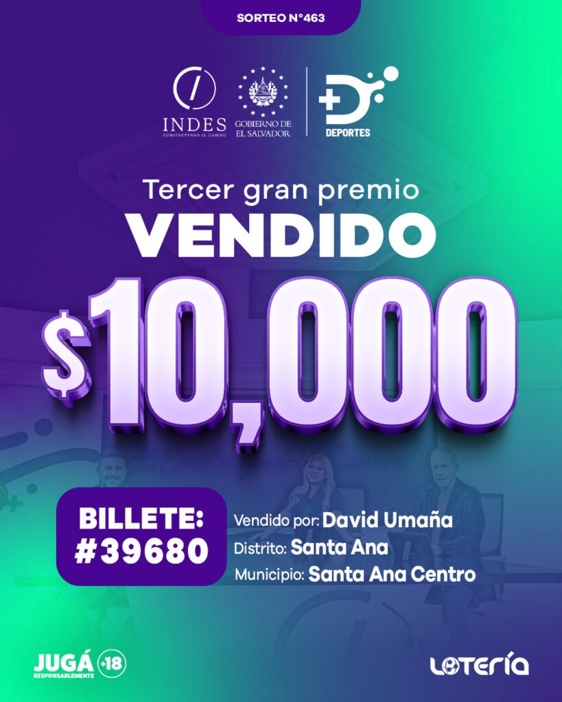 La LNB realizó el sorteo LOTRA N.º 463 dedicado a + Deportes de INDES 5 SORTEO 463 3