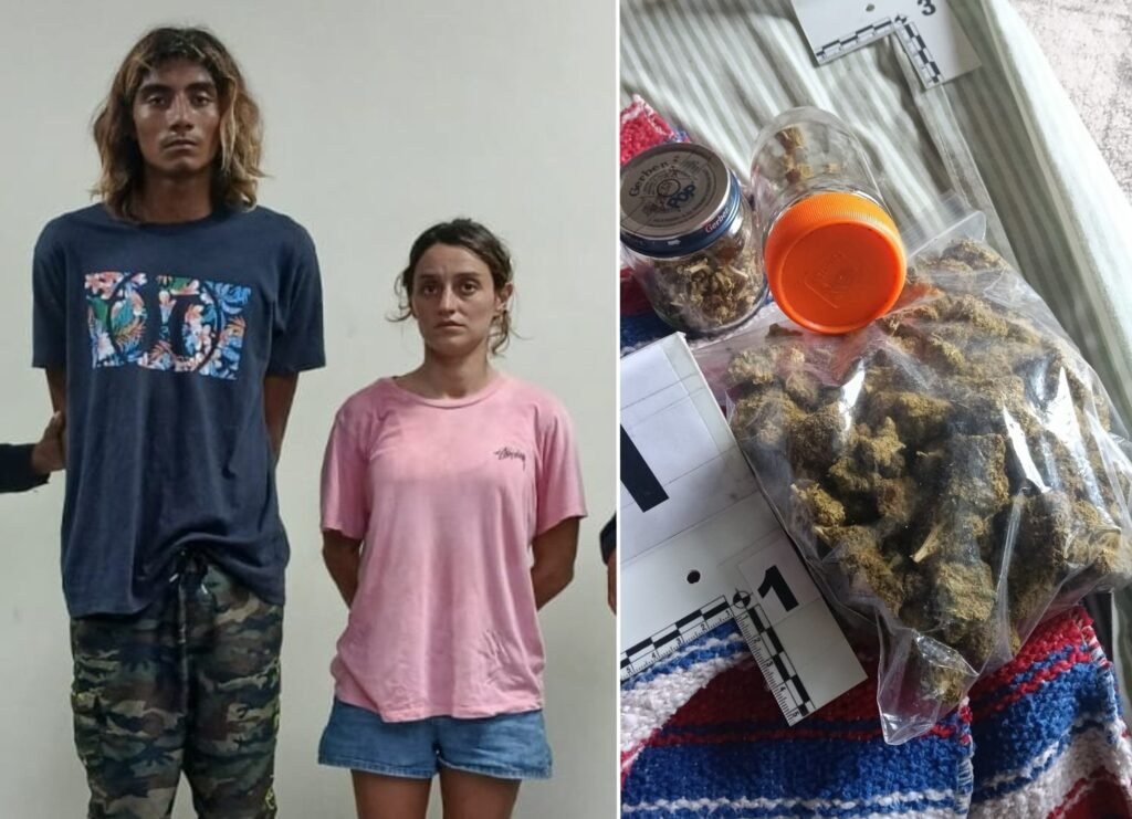 Capturan a guatemalteca y salvadoreño con cargamento de marihuana en La Libertad Costa 1 dfasdfasdfasdf 2