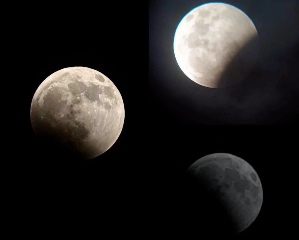 Un deslumbrante eclipse lunar parcial iluminó la noche de El Salvador 2 fsd