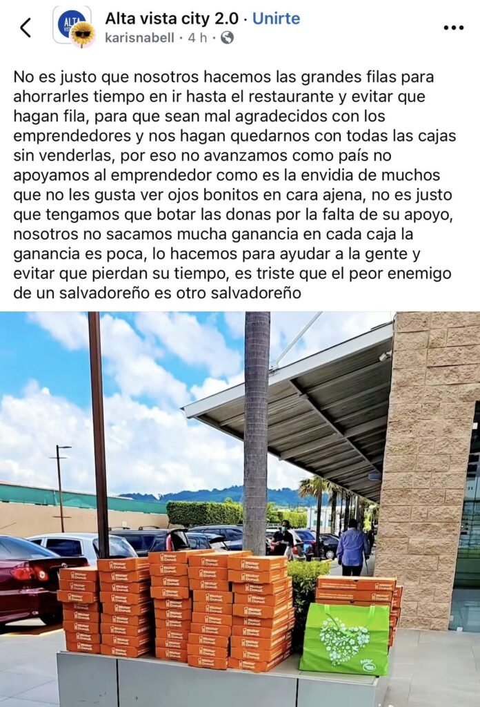 Polémica viral por el reclamo de una revendedora de donas ante la caída de sus ventas 1 dfasddfsdas