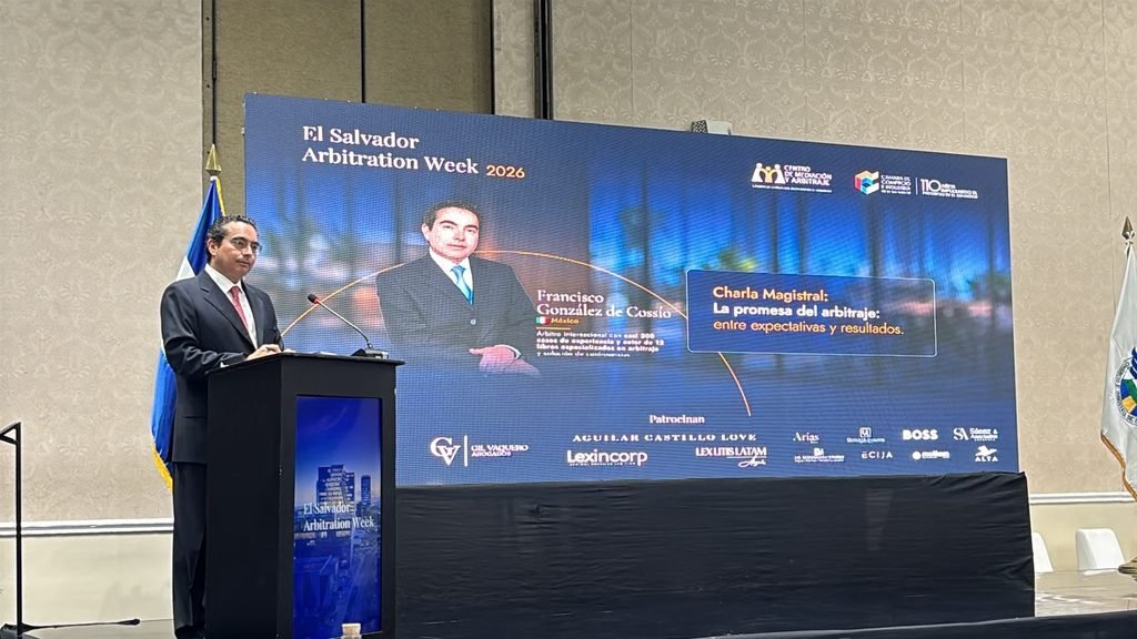El Salvador reunirá a expertos nacionales e internacionales en la Arbitration Week 2026 San Salvador, octubre de 2026. 2 1000384538