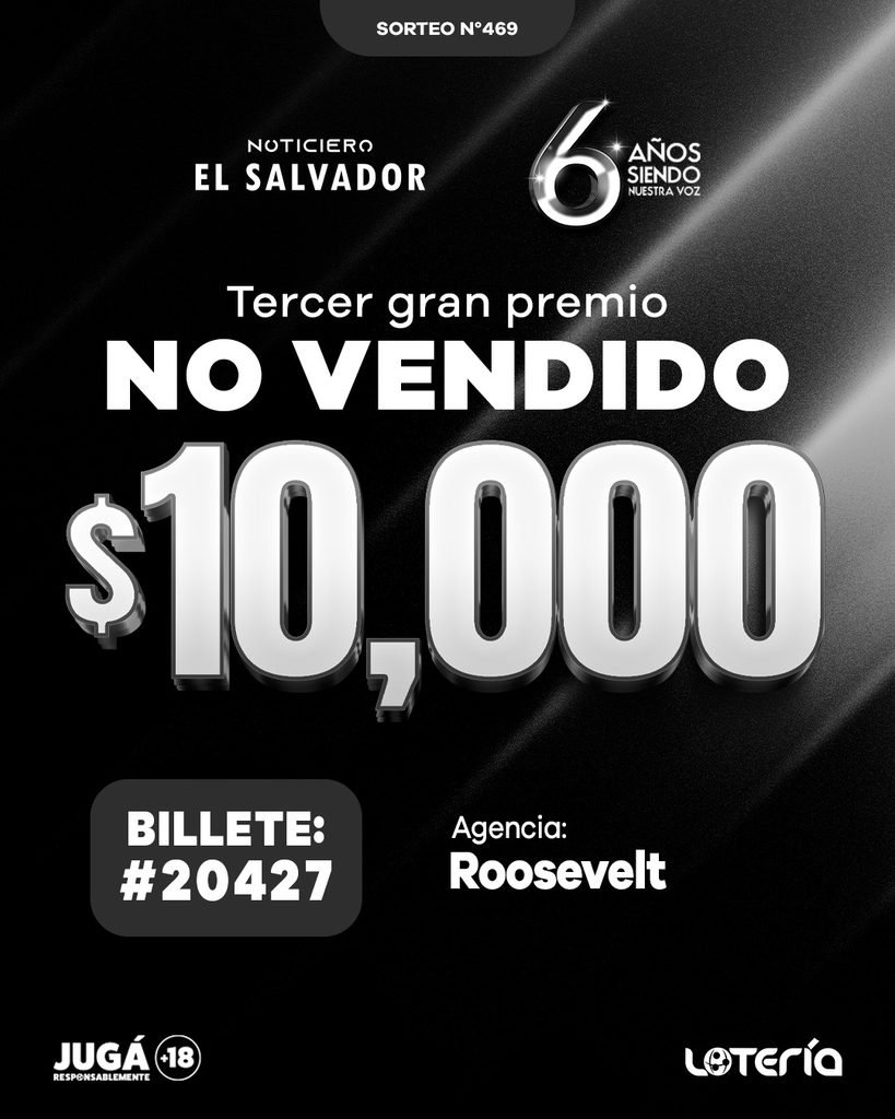 La Lotería realizó el sorteo Lotra N°469 dedicado a “6 Años Siendo Nuestra Voz” Noticiero El Salvador 4 SORTEO 469 3