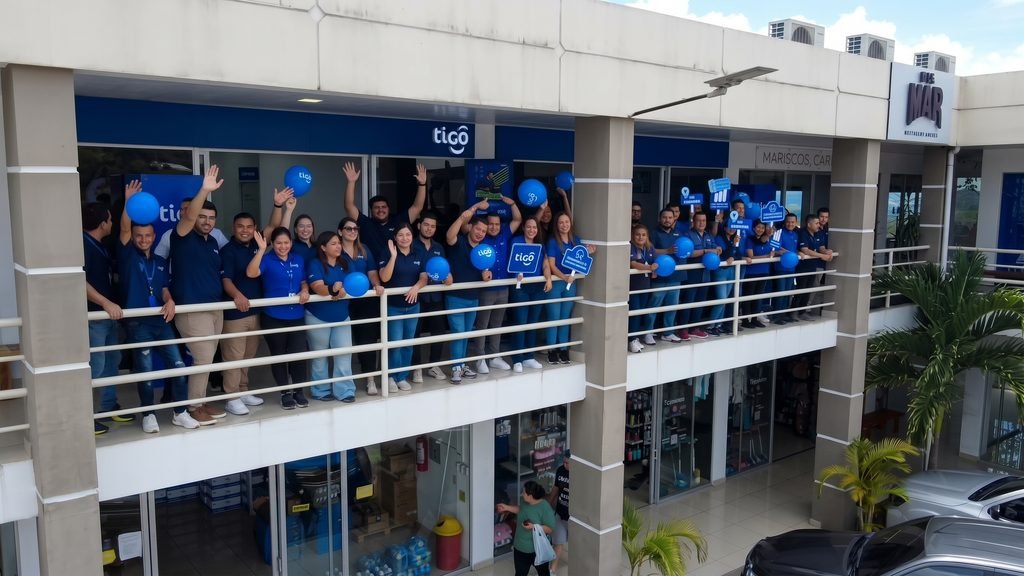 Tigo abre nueva tienda en San Rafael Cedros y continúa ampliando su presencia en el país 1 TIGO SAN RAFAEL CEDROS2