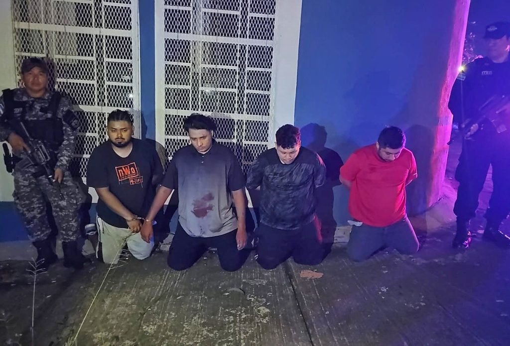 Cinco hombres capturados tras atacar a agentes policiales en San Salvador 1 cats 4